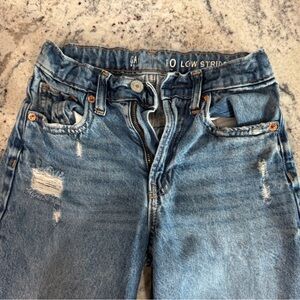 GAP Girls Size 10 Slim Low Stride Jeans